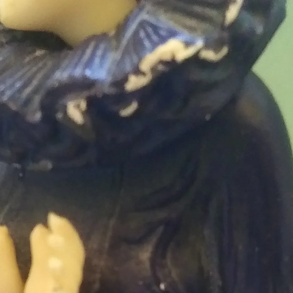 Heavy Bookends Pierrot Clown Mime Book Ends stone  Base Very old  Art Deco FLAWS - Picture 12 of 15